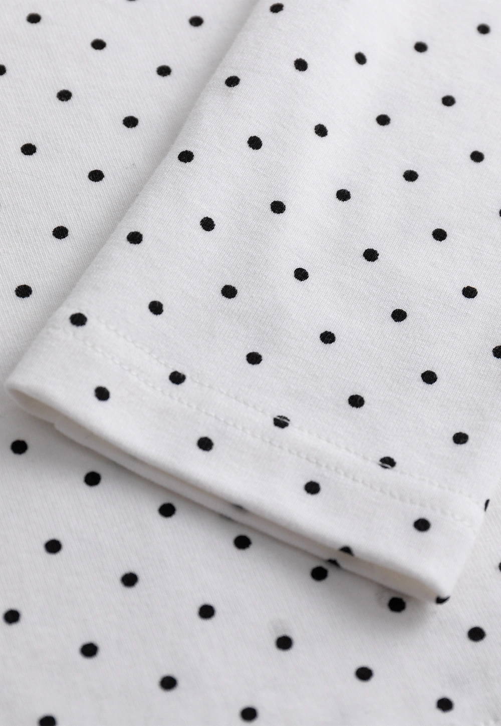 Women Polka Dot Long Sleeve T Shirt