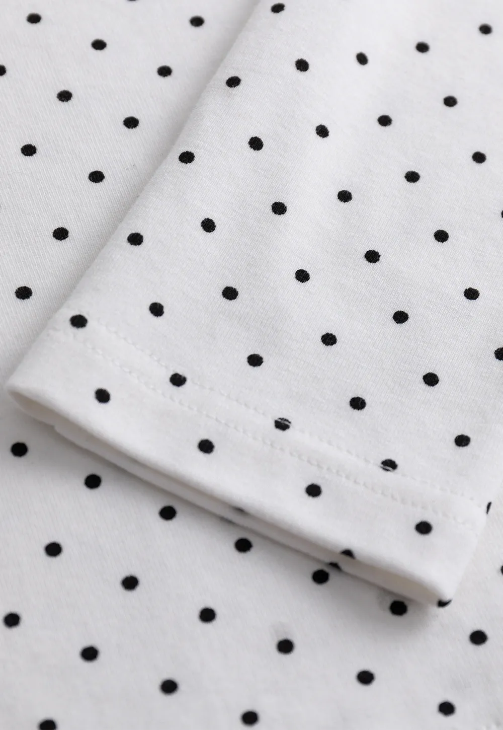 Women Polka Dot Long Sleeve T Shirt