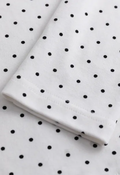 Women Polka Dot Long Sleeve T Shirt