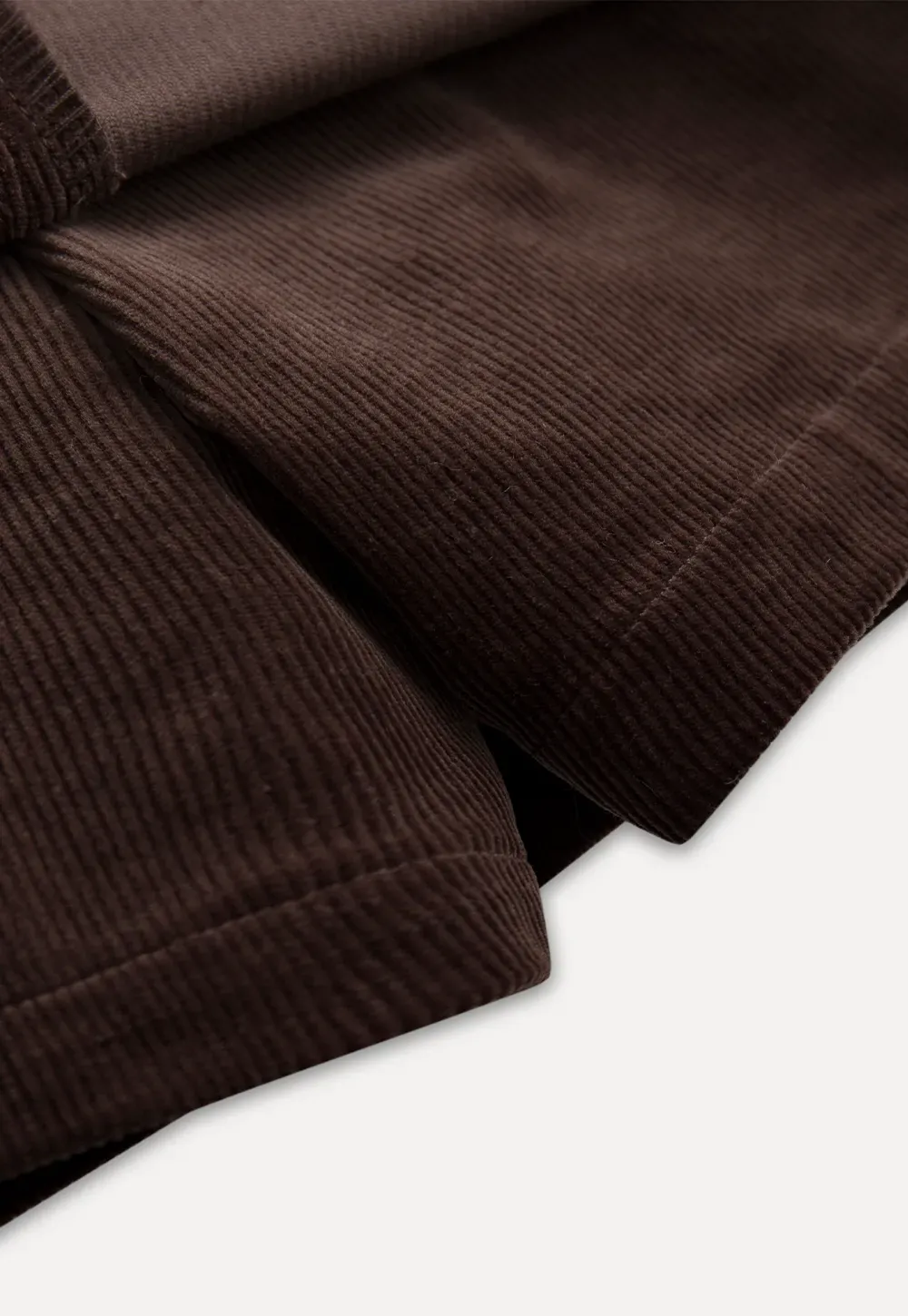 Corduroy Button Front Mini Skirt