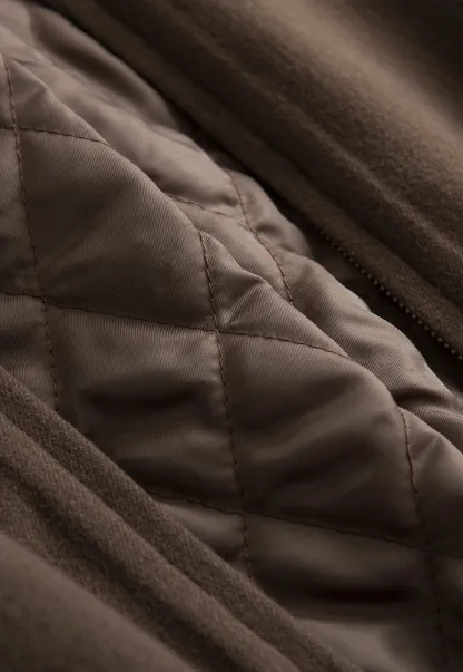 Women Zip Up Short Jacket Casual Long Sleeve Coat