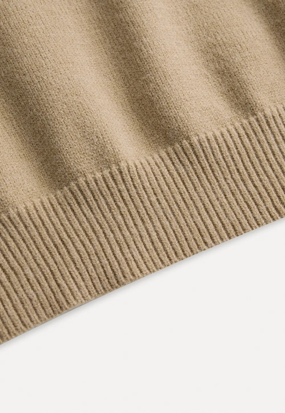 Women Faux Layered Sweater with Scarf Collar