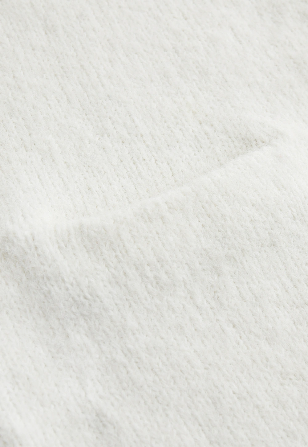 Women Basic Cream Knit Cardigan Casual Warm Sweater