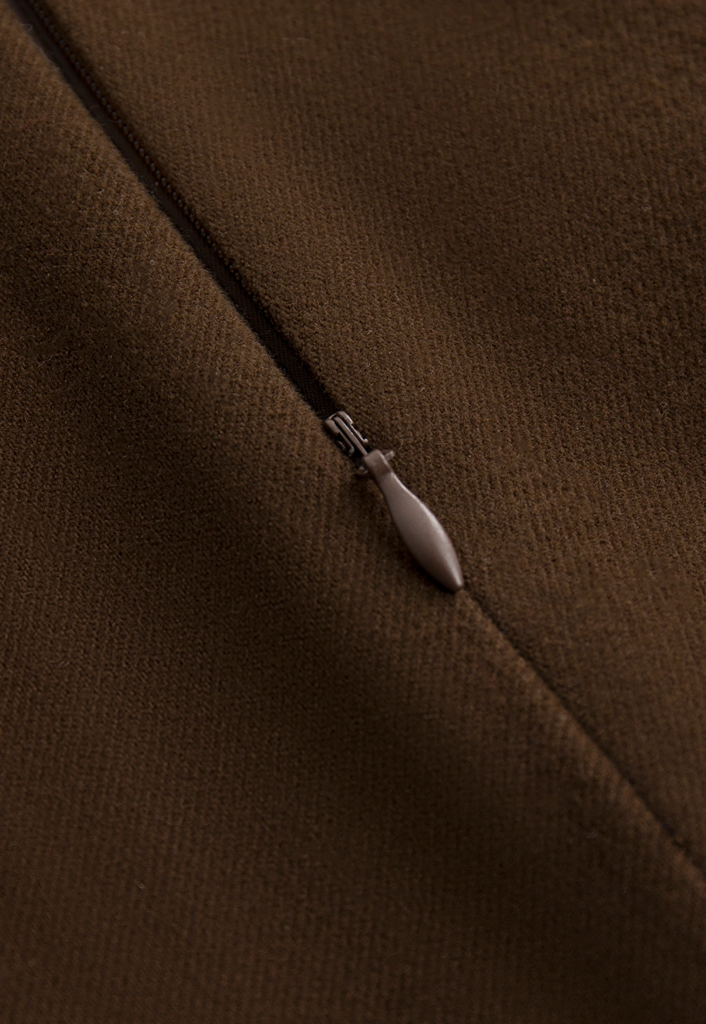 Women Faux Suede A-line Mini Skirt High Waist