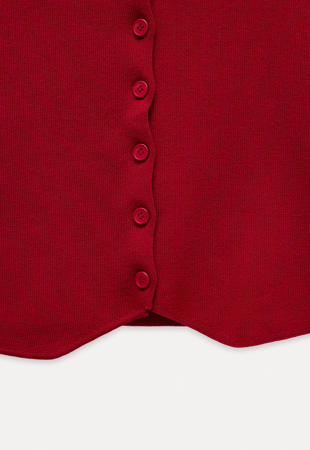 Collared Sleeveless Knit Top
