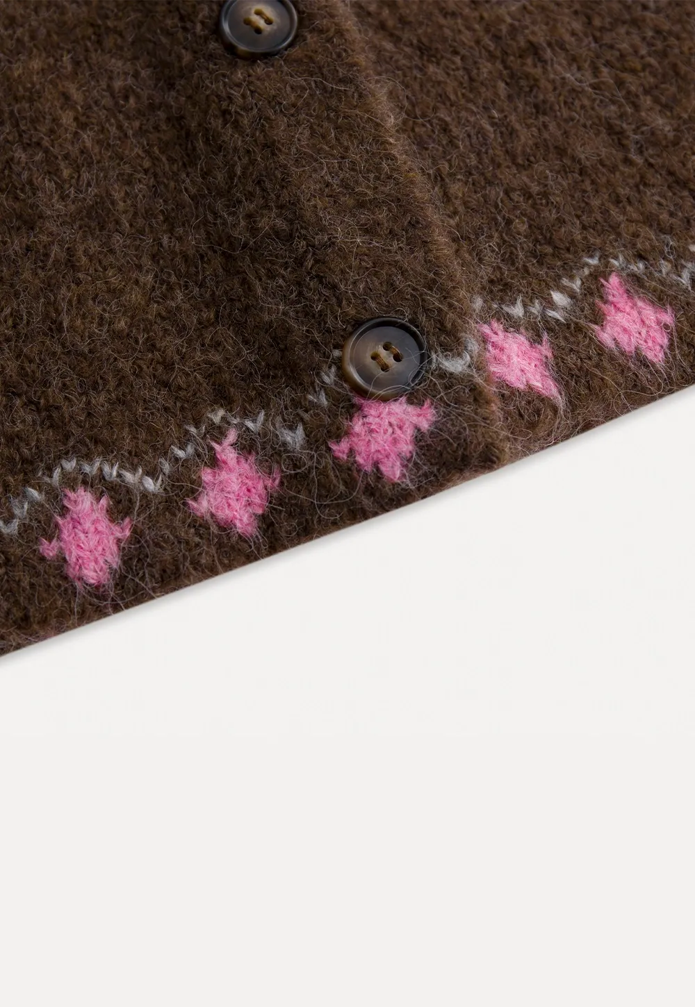 Vintage Fair Isle Knit Cardigan