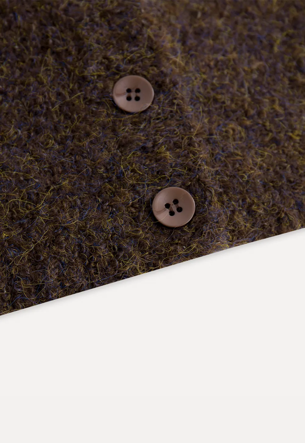 Button-Up Knit Vest with Collar