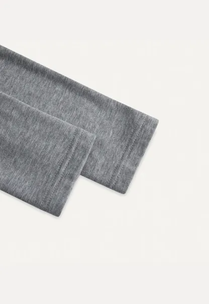 Ruffle Mock Neck Knit Top for Women Winter