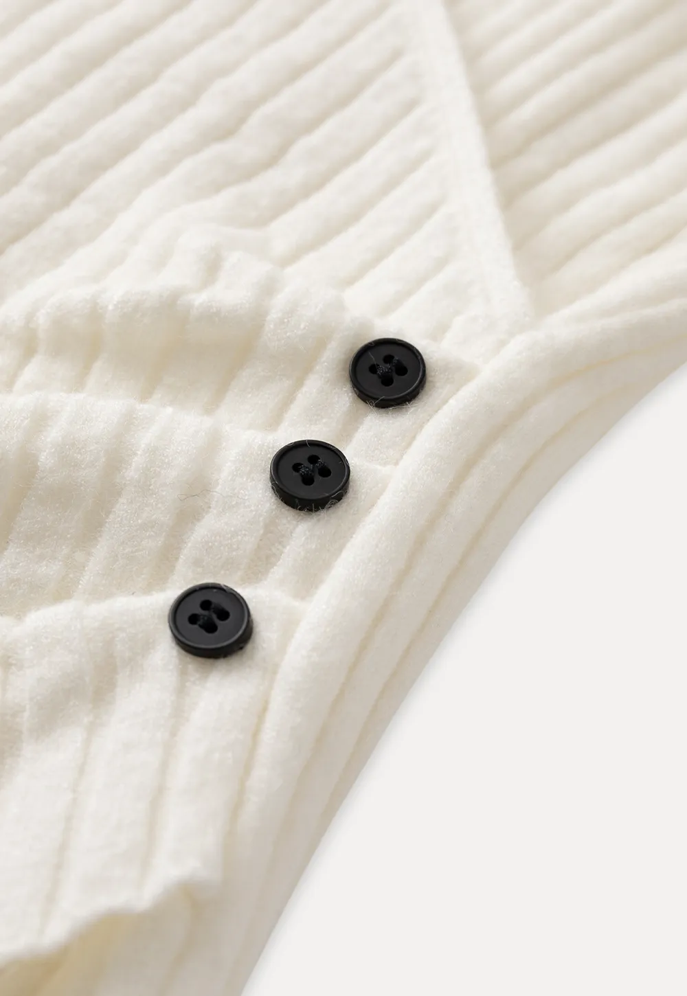 Ribbed Wrap Knit Top