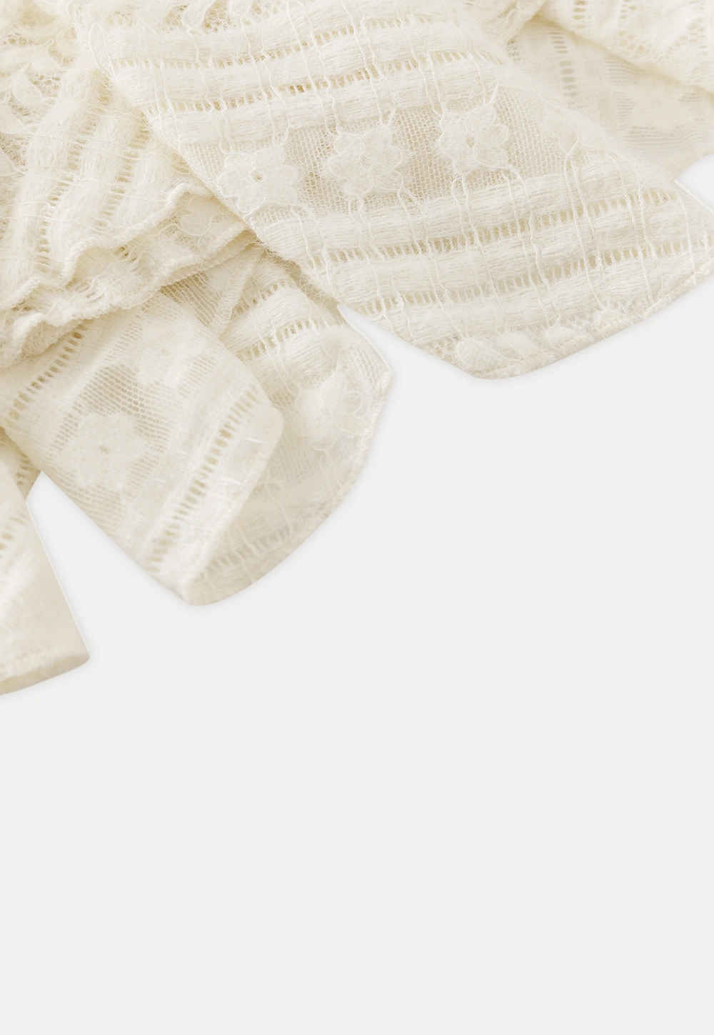 Lace Layered Ruffle Skirt Women Vintage