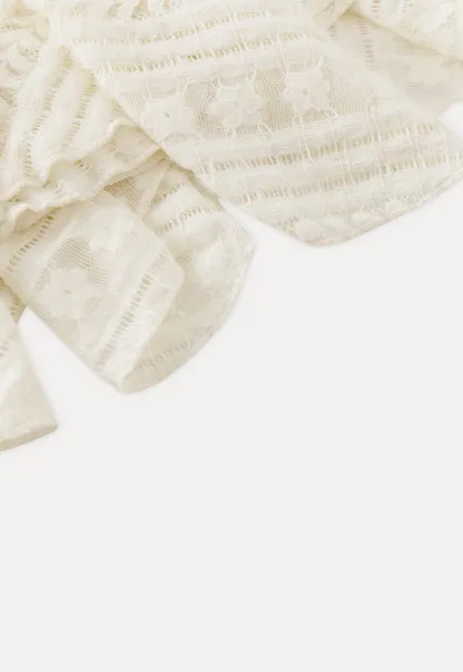 Lace Layered Ruffle Skirt Women Vintage