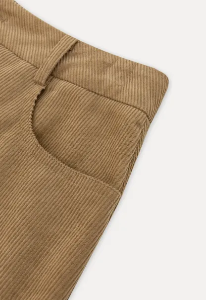 Corduroy A-Line Mini Skirt