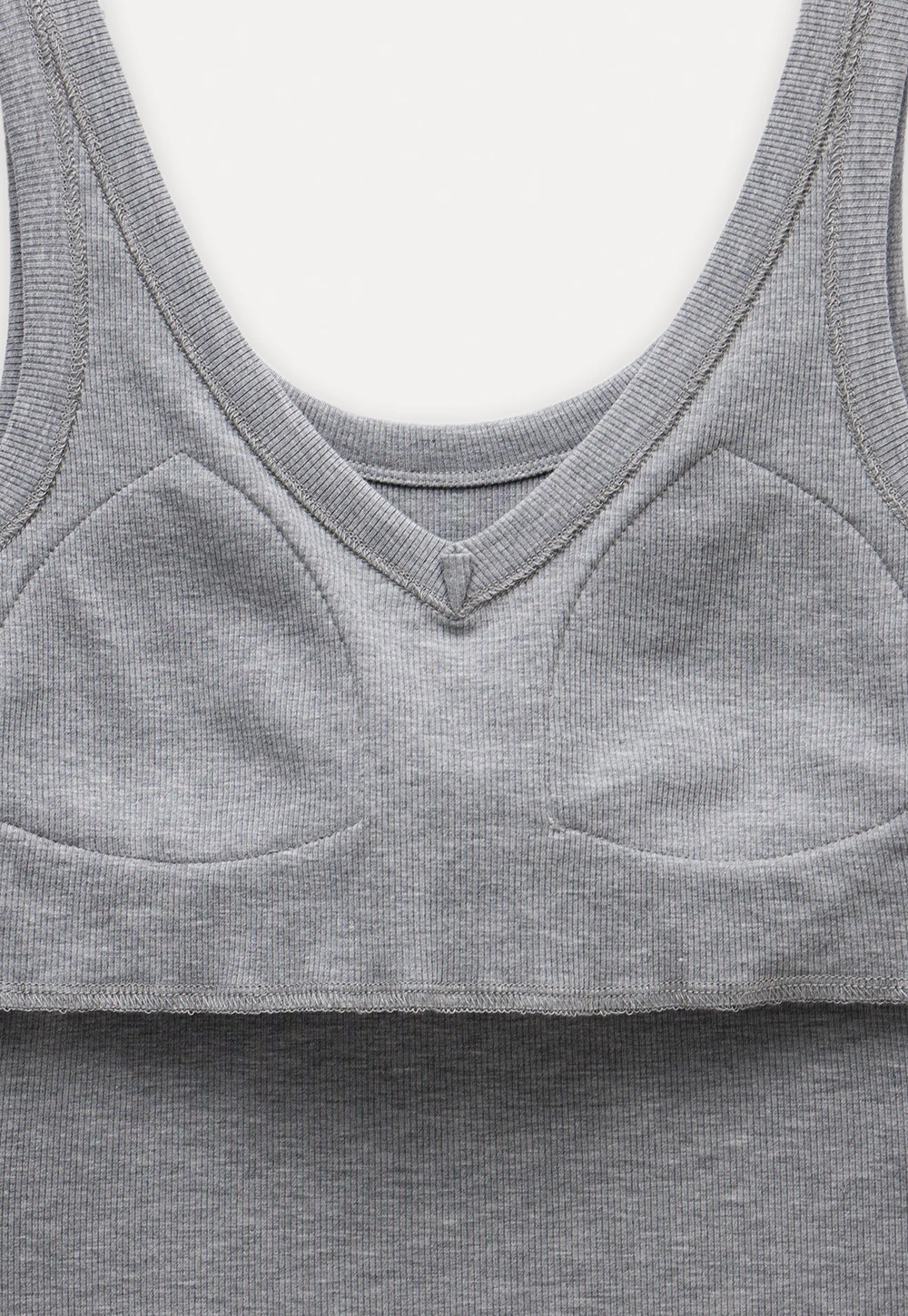 Women’s V-Neck Ribbed Knit Tank Top Sleeveless Basic Cami