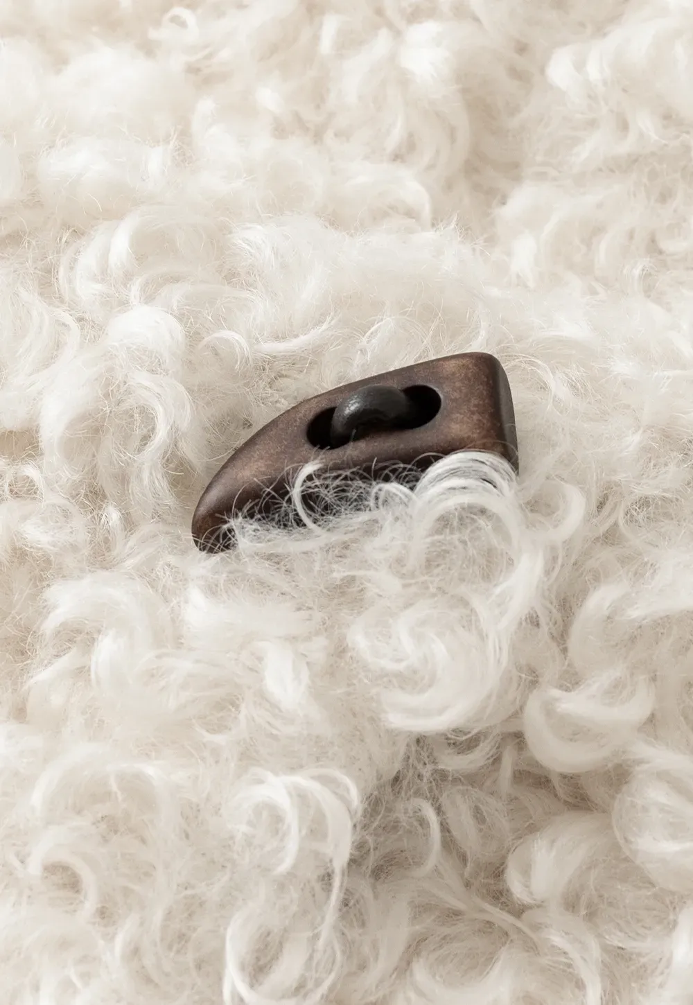 Faux Shearling Toggle Jacket