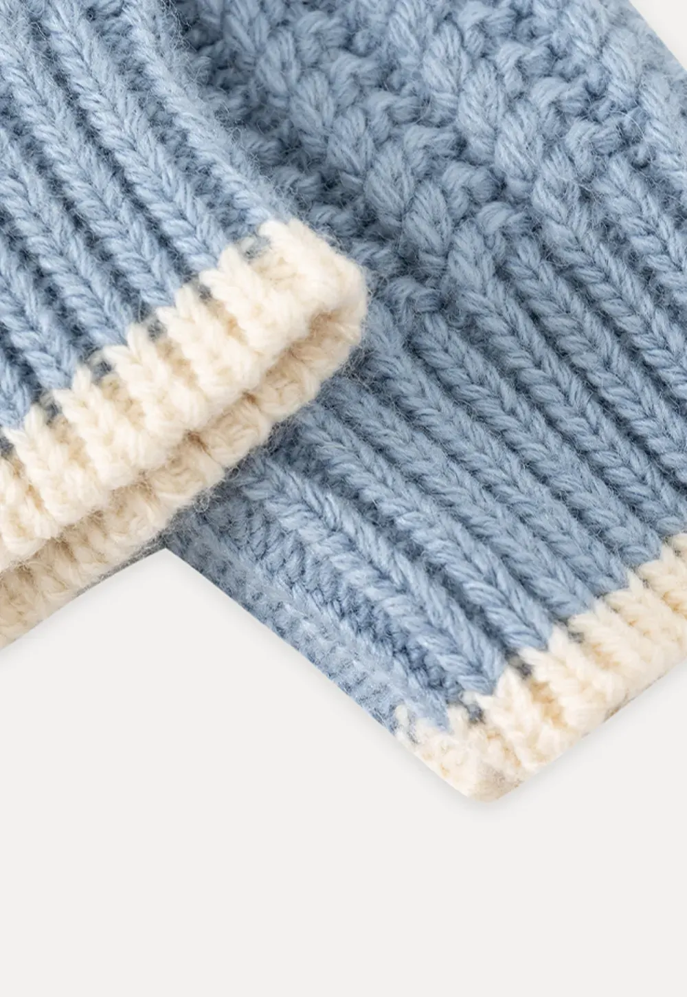 Contrast Trim Zip-Up Knit Cardigan