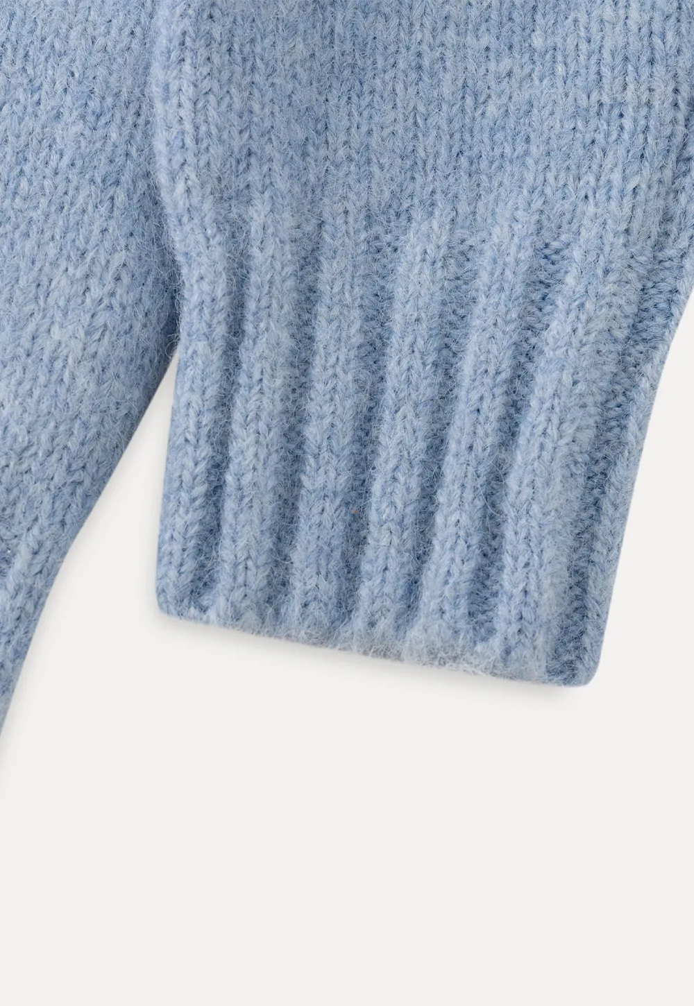 Pom-Pom Hooded Knit Sweater