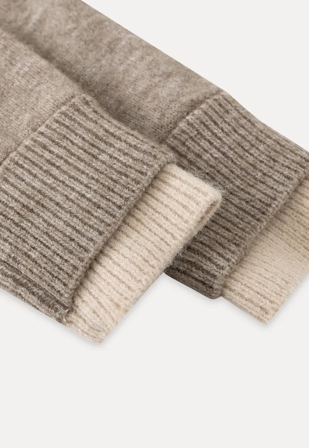 Contrast Trim Button-Up Knit Cardigan