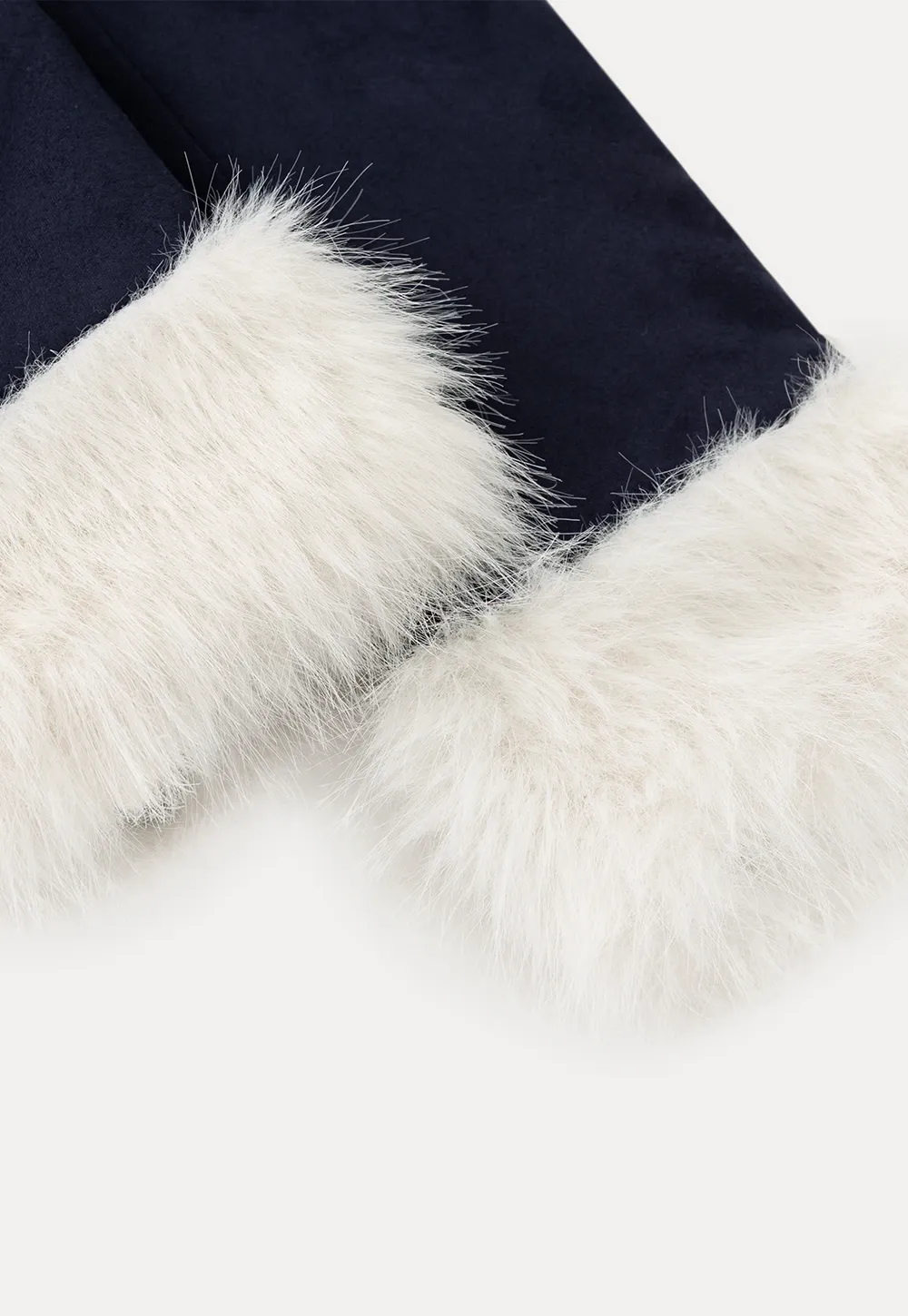 Chic Cropped Jacket with Faux Fur Collar