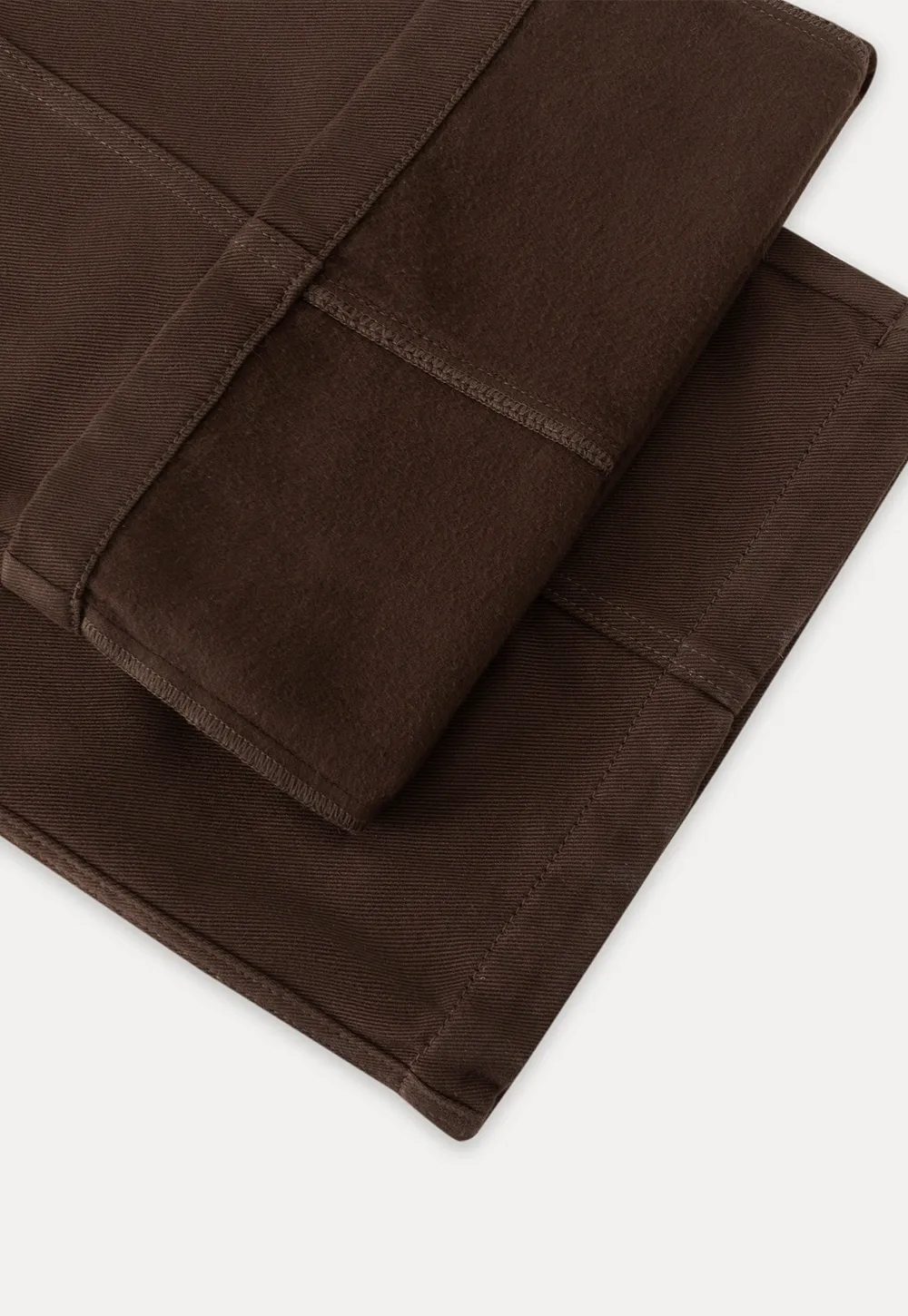 Women Brown Wide-Leg Cargo Pants with Pockets
