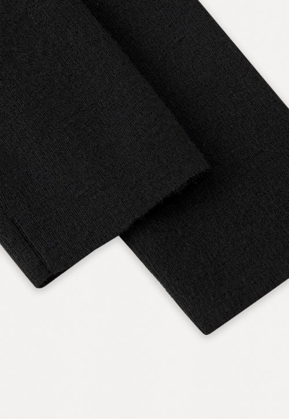 Women Black Long Sleeve Top and High-Waisted Skirt Set