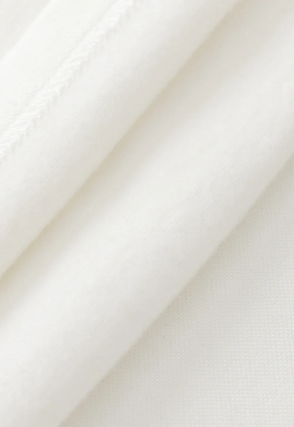 Trendy White Long Sleeve Tee