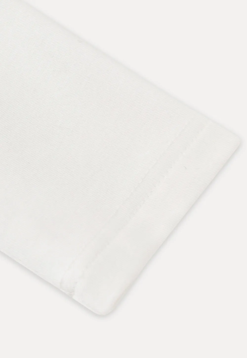 Fashionable White Long Sleeve Tee