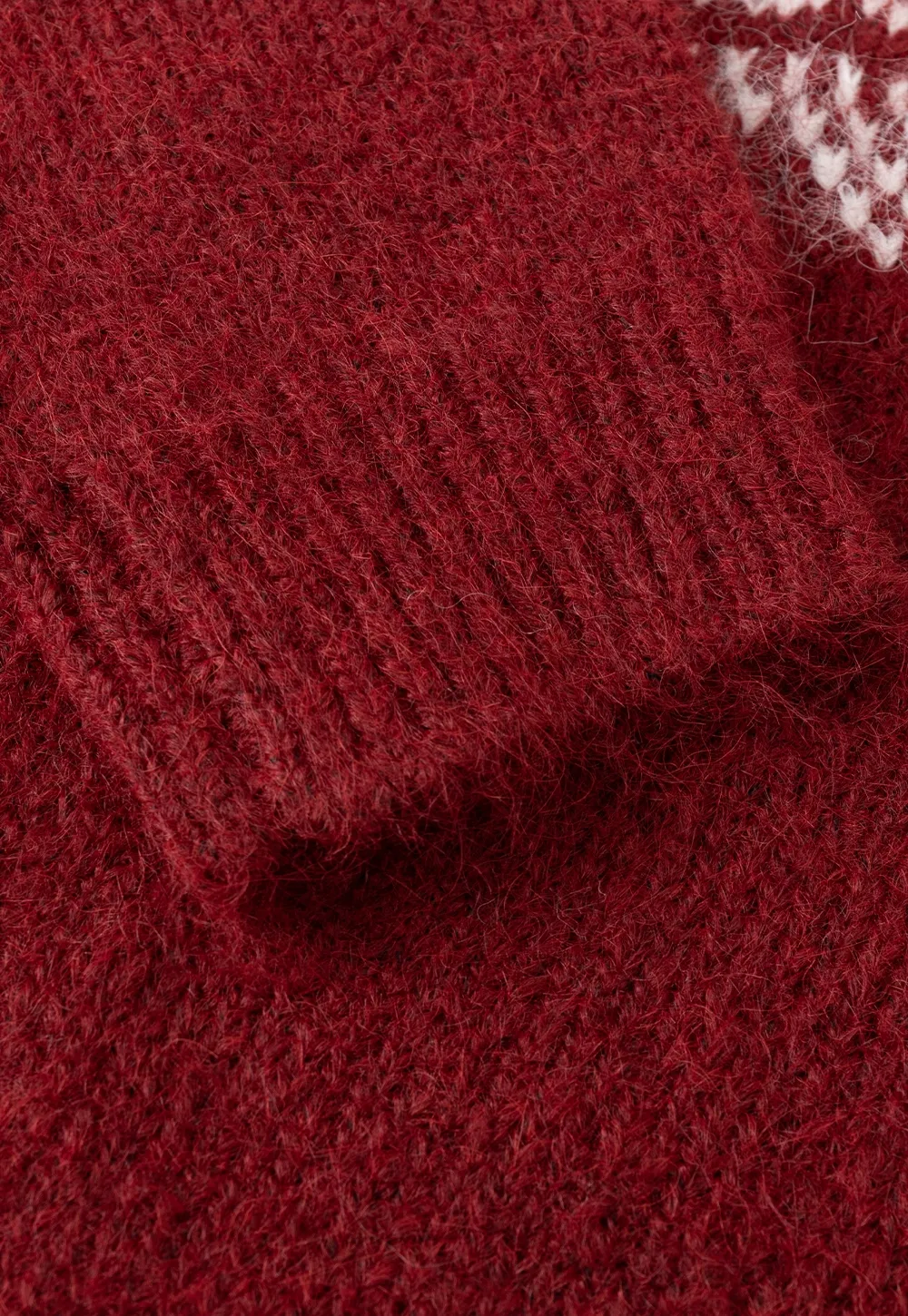 Women Warm Round Neck Nordic Style Sweater