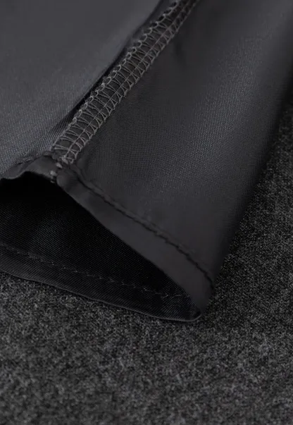 Asymmetric Wool-Blend Midi Skirt