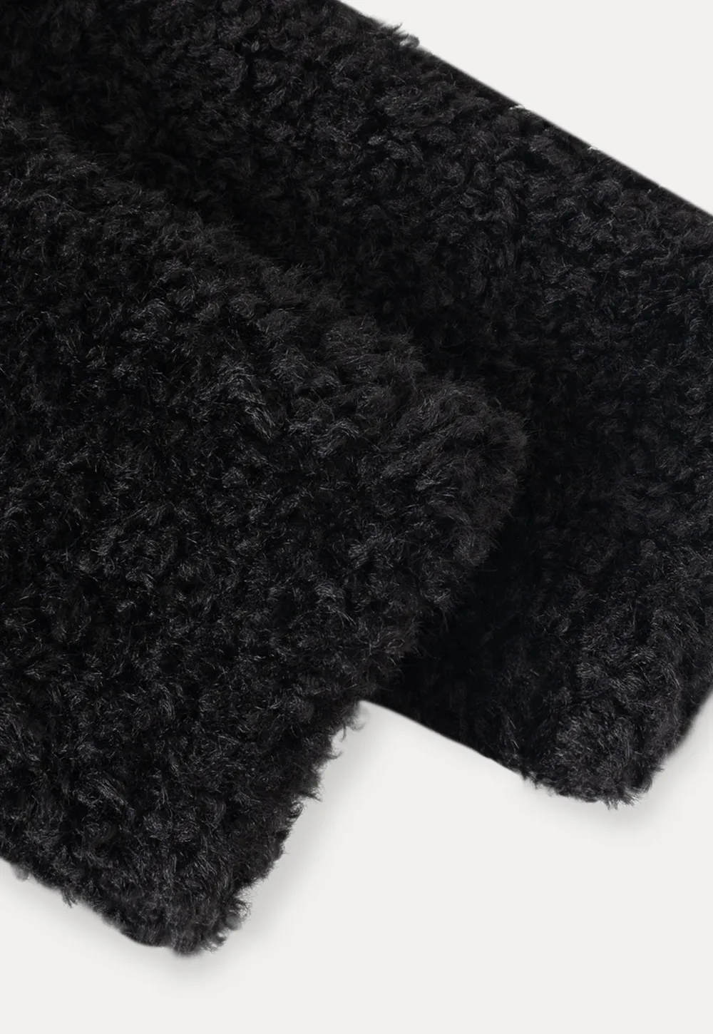 Women Fuzzy Toggle Coat Warm Winter Outerwear