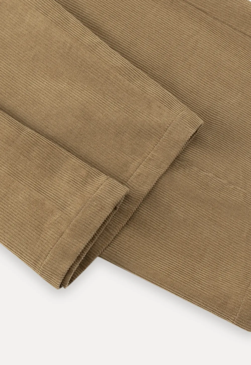 Wide-Leg Corduroy Pants