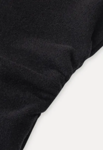 Black Long Sleeve Dress with Grey Cardigan Set