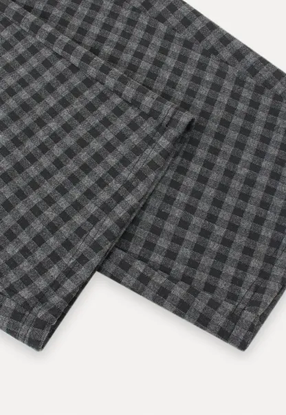 Plaid High-Waisted Wide Leg Pants for Women