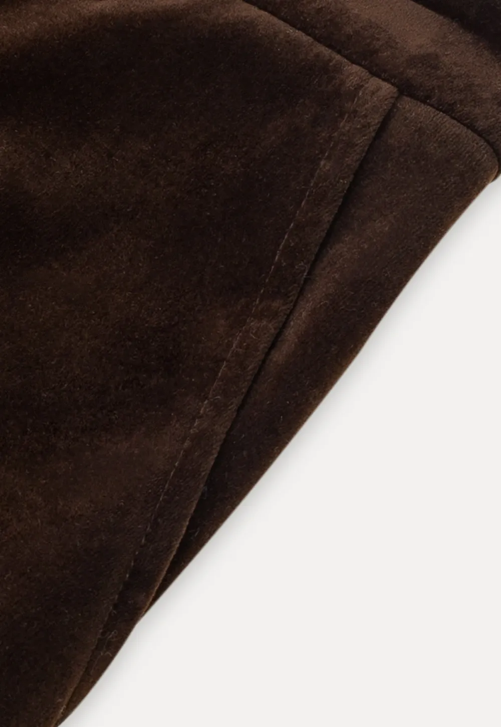 Women Stylish Corduroy Brown Shorts with Button Detail