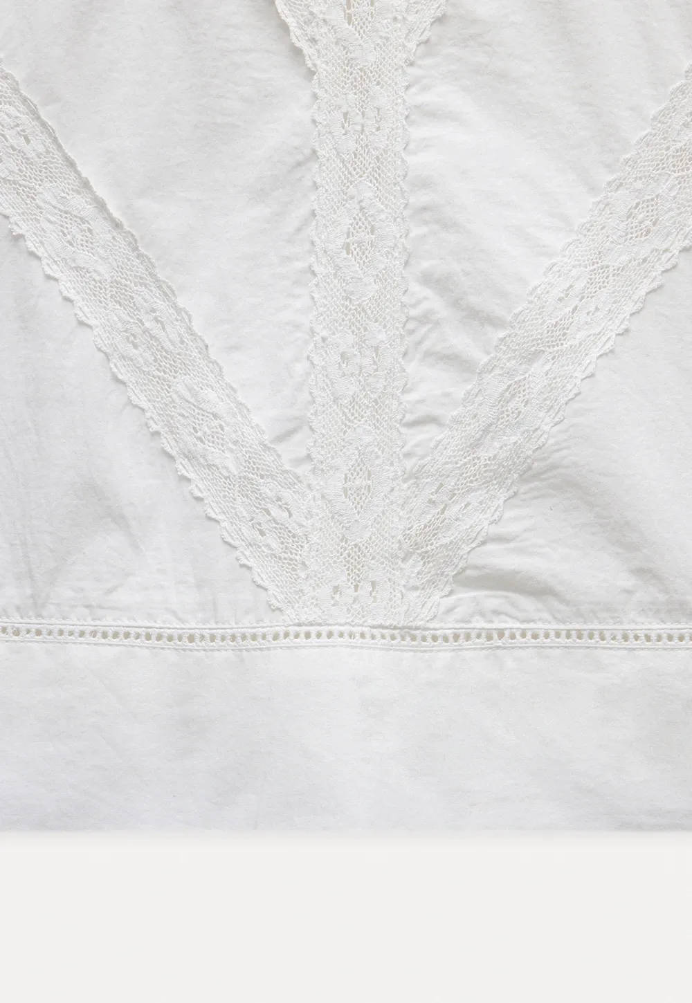 Women’s Lace Patchwork Half Sleeve Blouse