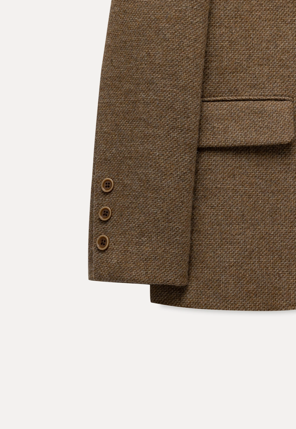 Classic Brown Tweed Blazer