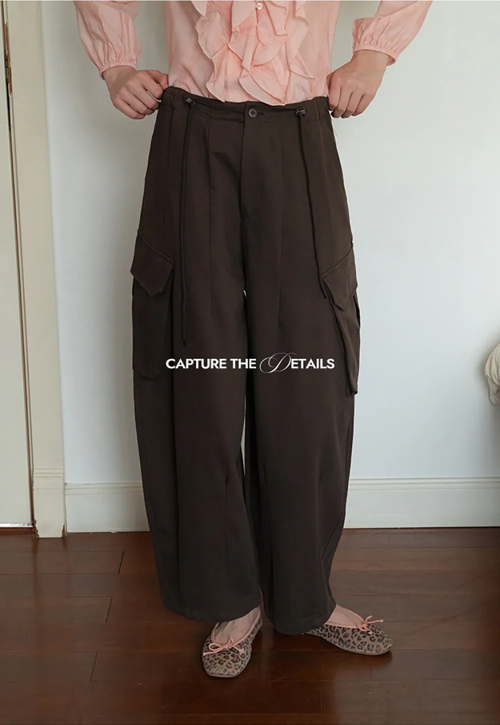 Womens High Waist Cargo Pants