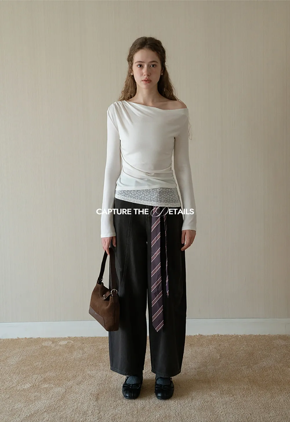 Womens High Waist Wide Leg Cargo Pants