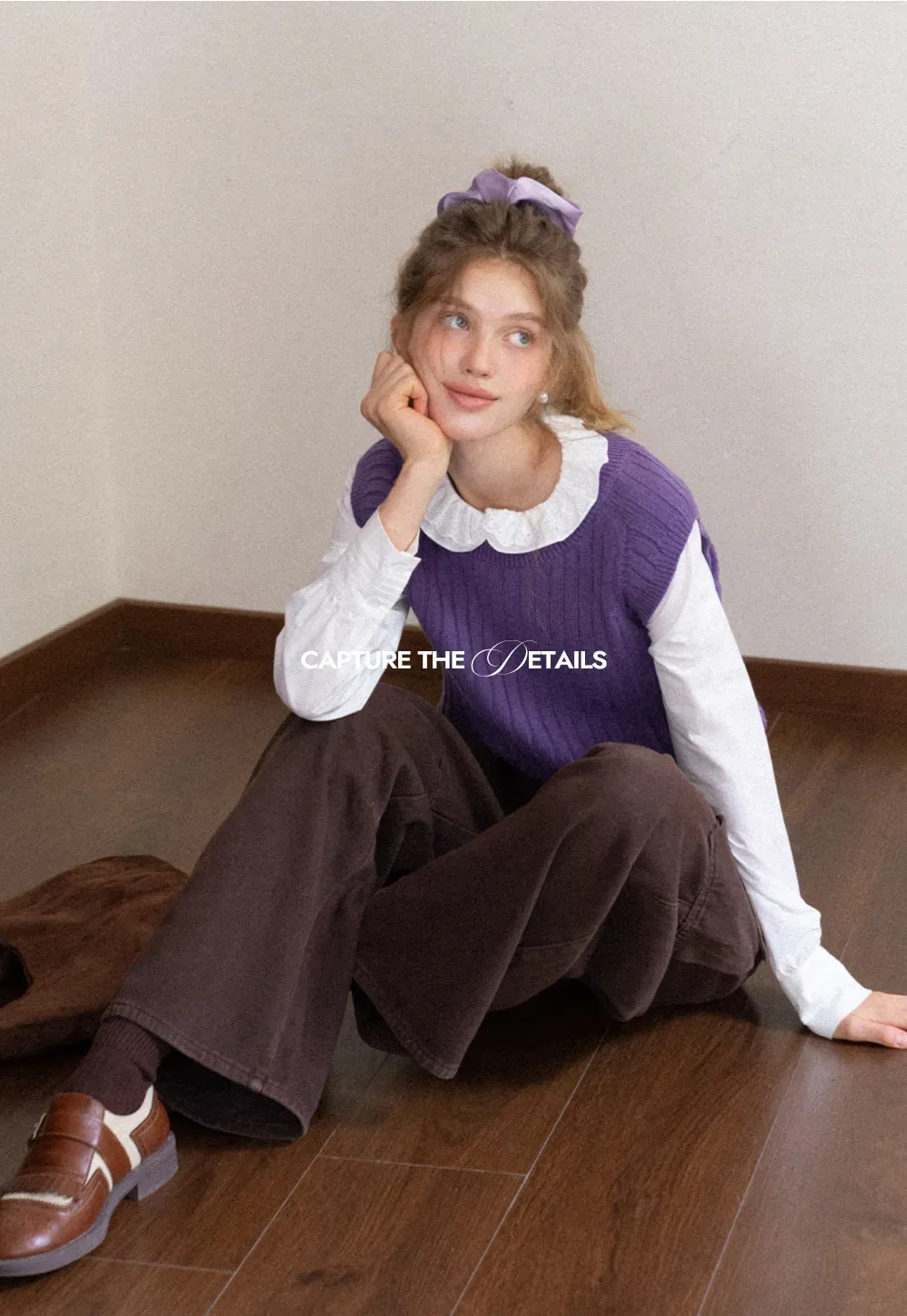 Ruffle Collar Blouse