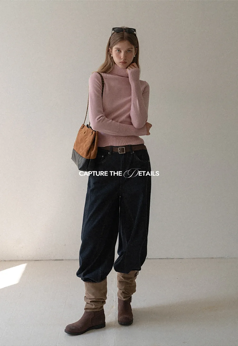 Women High Waist Wide Leg Denim Jeans Pants