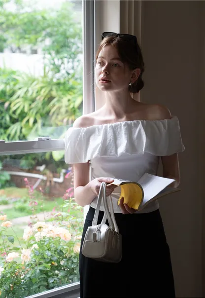 Women’s Off Shoulder Puff Sleeve Top
