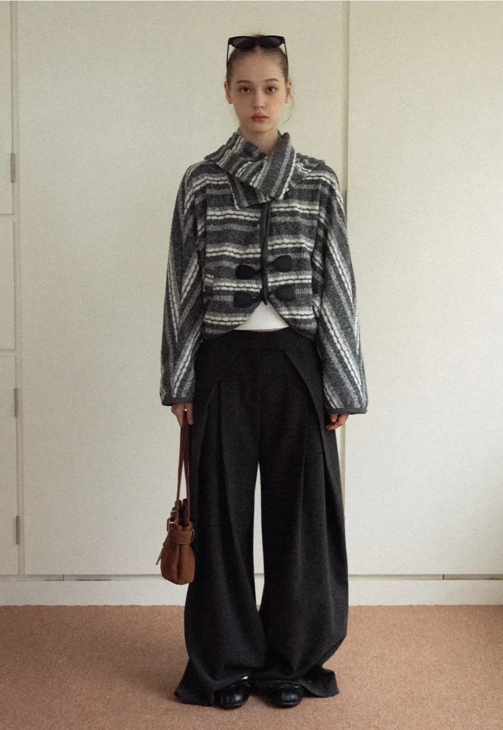 Retro Stripe Fleece Jacket