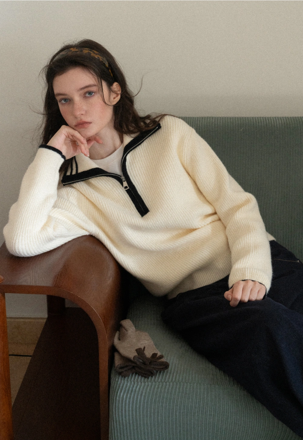 Classic Loose Fit Wide Leg Jeans for Women