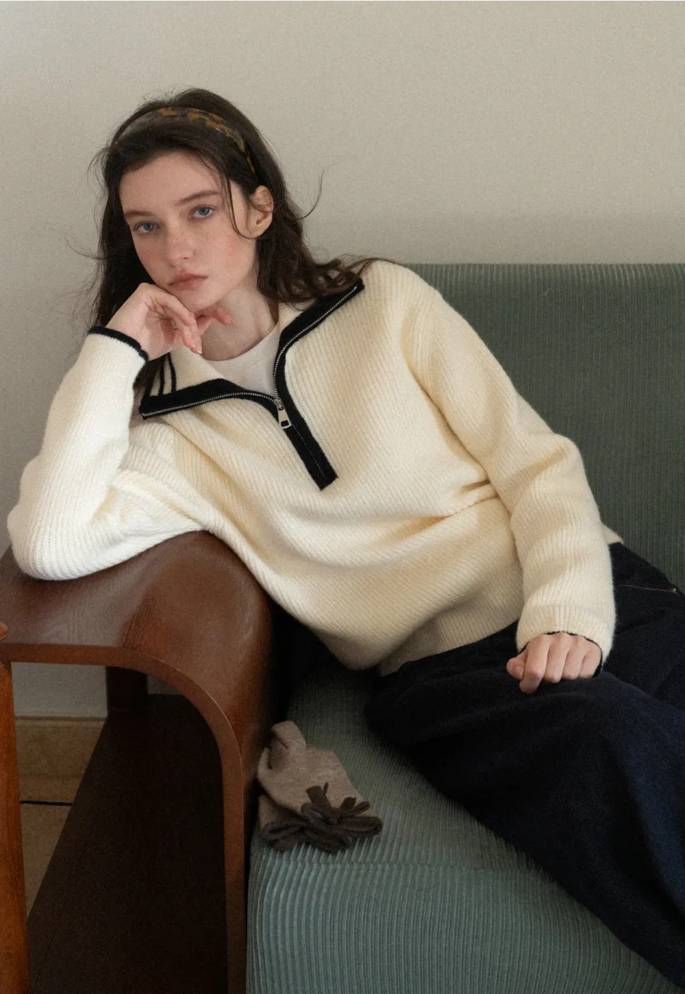 Classic Loose Fit Wide Leg Jeans for Women