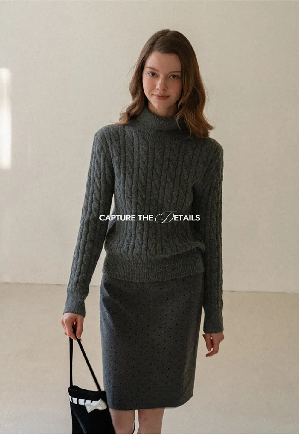 Polka Dot A-Line Mini Skirt