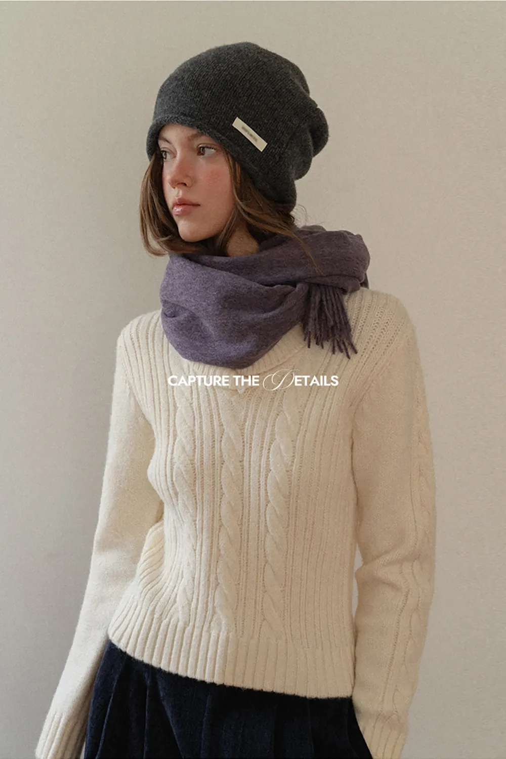 Cozy Ribbed Cable Knit Sweater