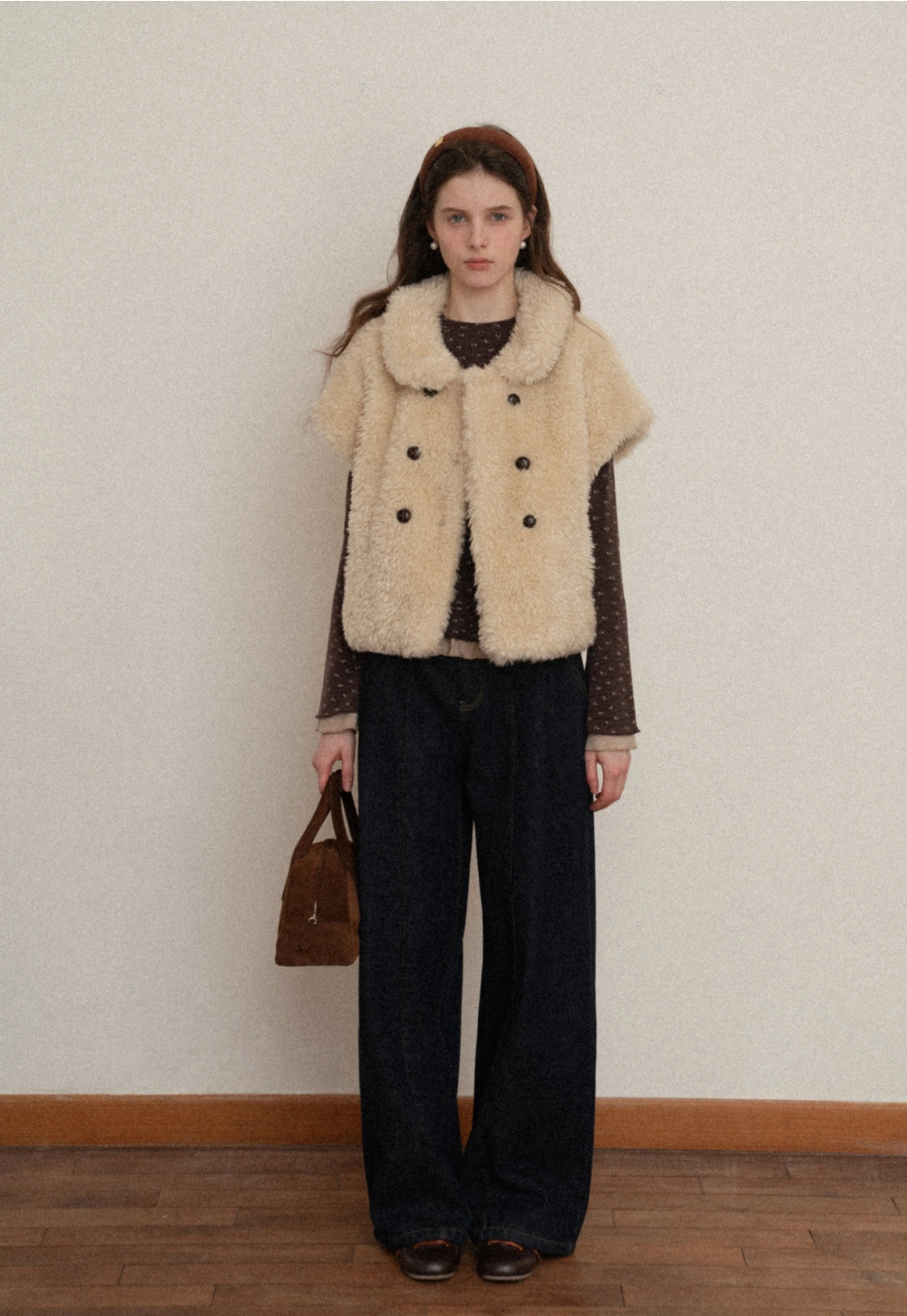 Button-Up Warm Fleece Vest for Winter