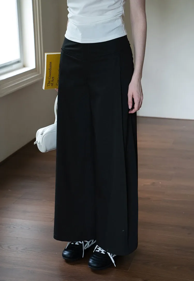 Wide Leg Tailored Pants