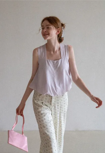 Women’s Ditsy Floral Wide-Leg Pants