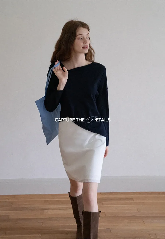 Women Twist‑Hem Knit Top