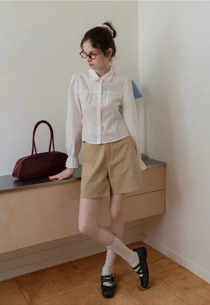 Women's High Waist Tailored Shorts